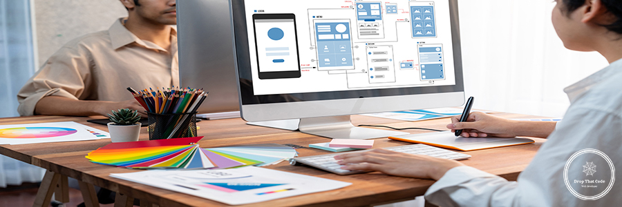 UX UI design process for brisk mobile application and website UX UI design process for brisk mobile application and website . Creative prototype of wireframe for professional app developer .