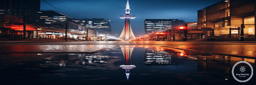 view-city-street-night ecommerce website development toronto